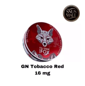 White Fox GN Tobacco Red in Dubai | Buy Now at Our Store with Good Price | Buy White Fox GN Tobacco Red at Snus Mall Dubai, UAE | Available in Dubai and UAE Delivery | Swedish Traditional Nicotine Pouches 16mg Nicotine