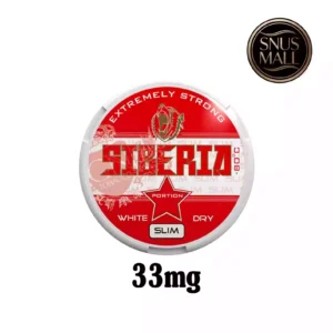 Siberia White Dry Slim 33mg Snus in Dubai