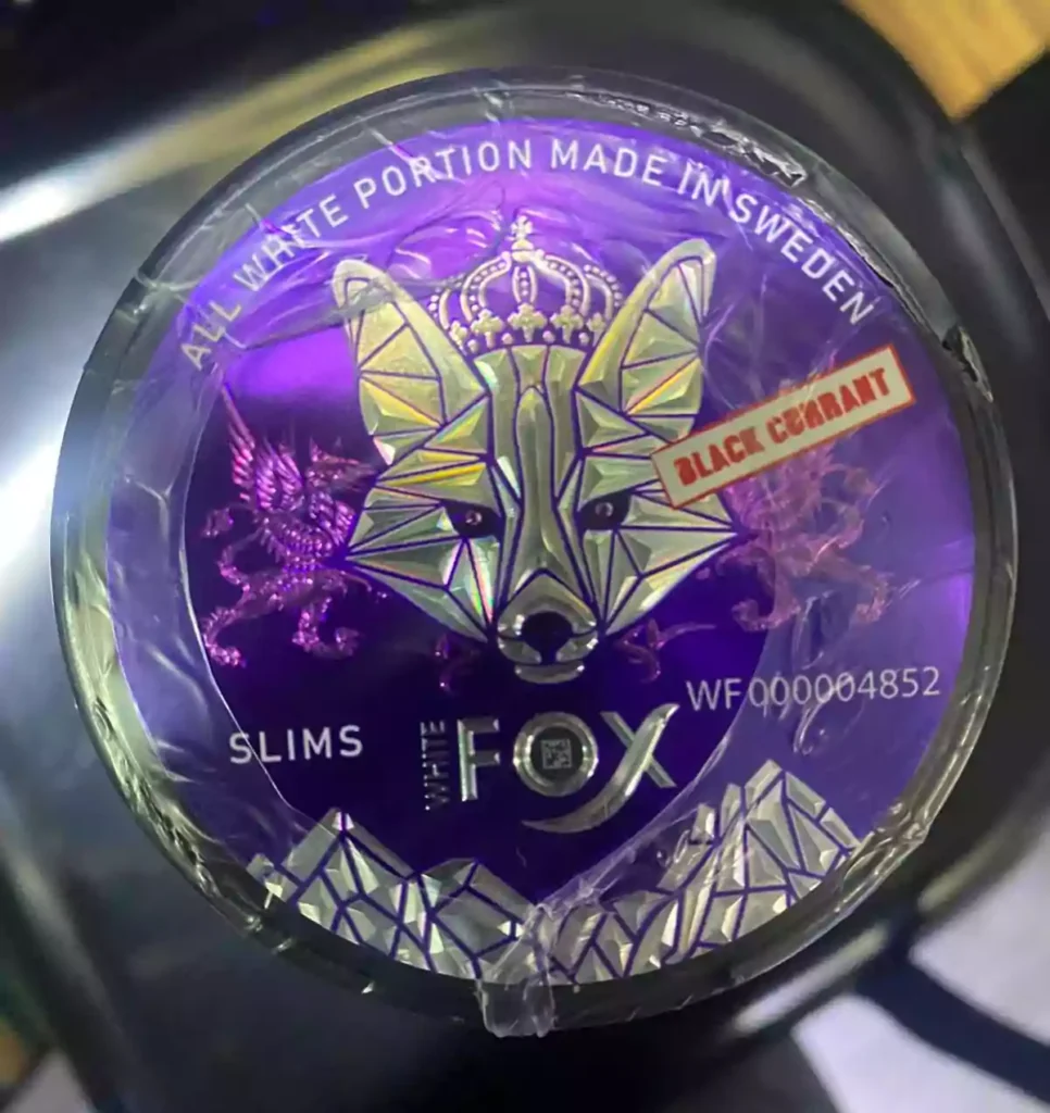 White Fox Black Currant 12mg Nicotine Pouches