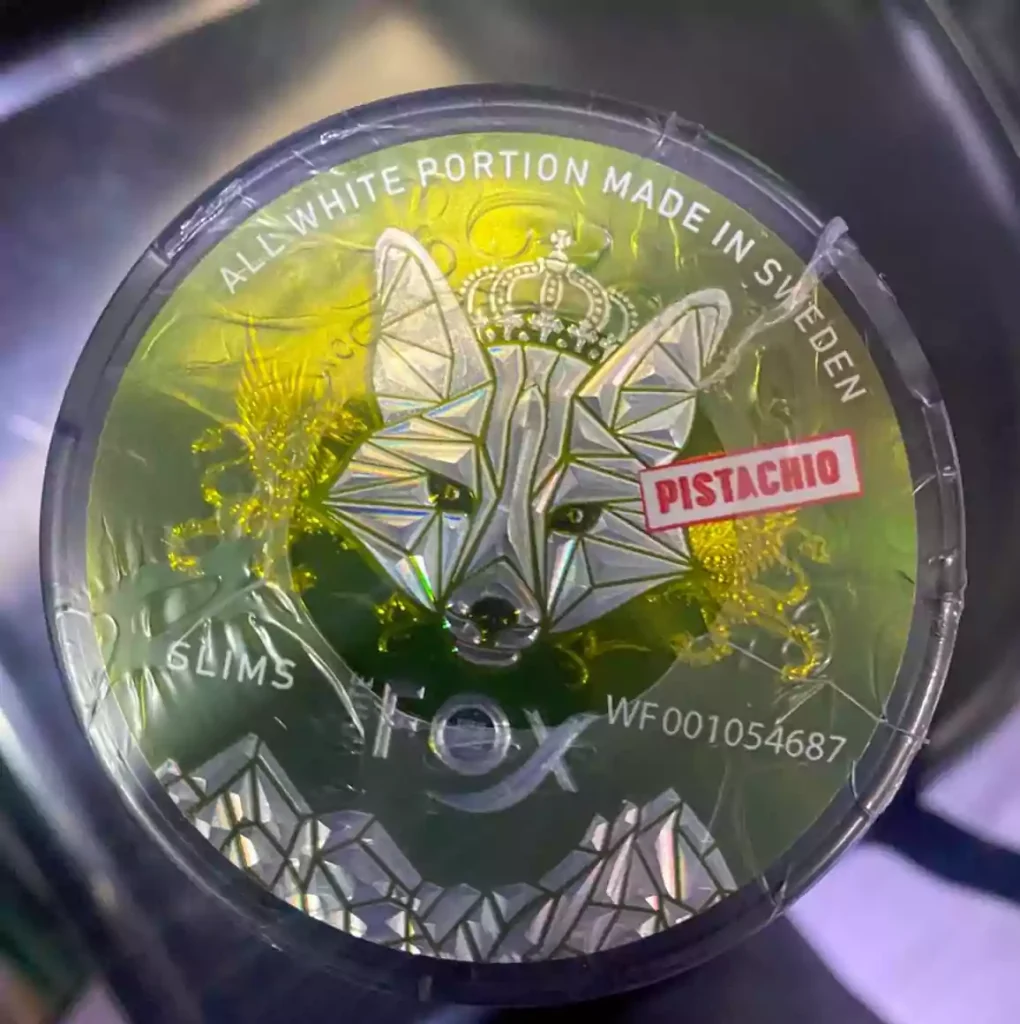 White Fox Pistachio 12mg Nicotine Pouches